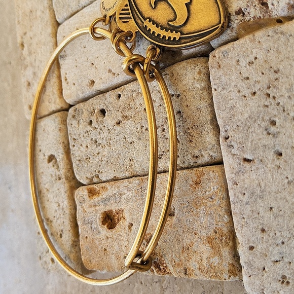 Alex and Ani gold NFL Houston Texans bracelet with charms - Picture 5 of 5